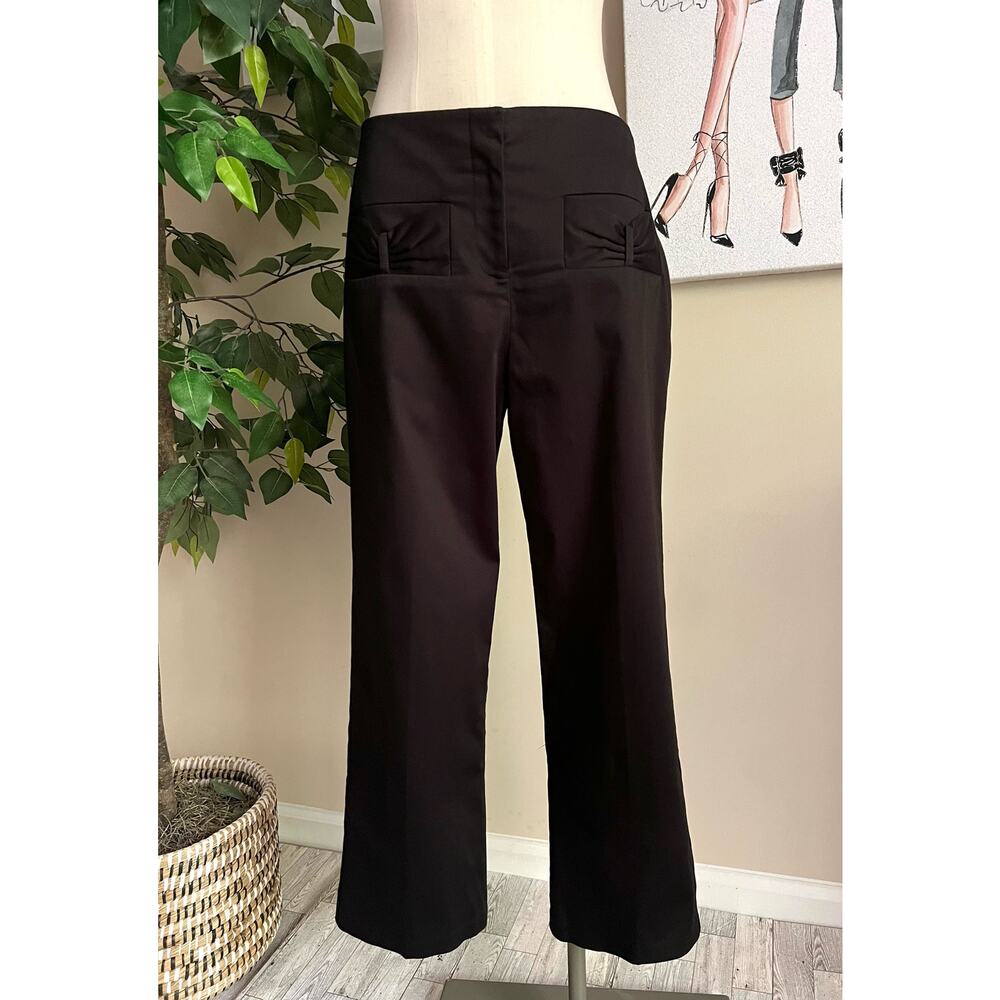 White House Black Market Vintage Bow Pocket Coquette Whimsigoth Pants Sz 8
